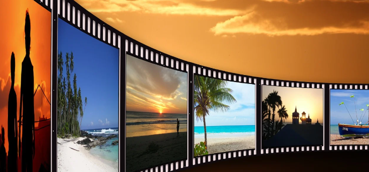 영화 필름 이미지