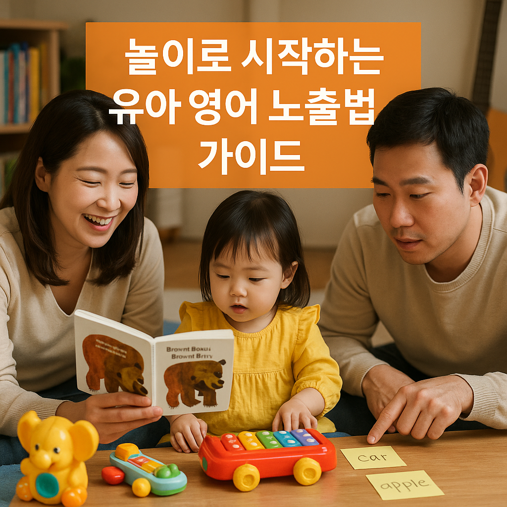 놀이로 시작하는 유아 영어 노출법 가이드