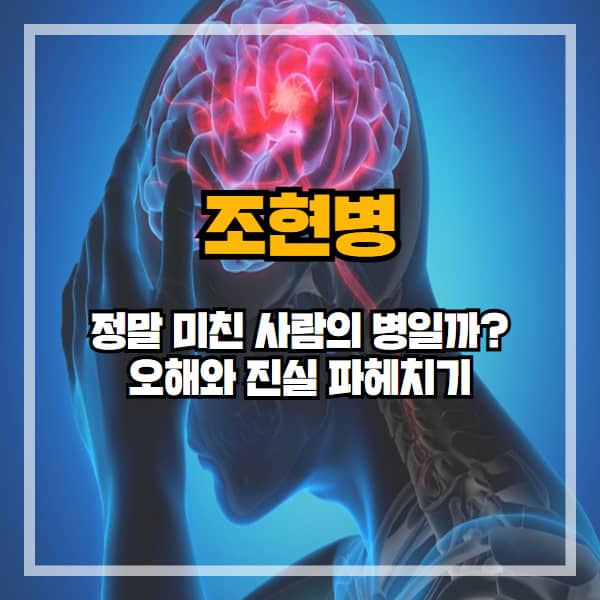 조현병 환자는 모두 위험한가요? 오해와 진실 파헤치기