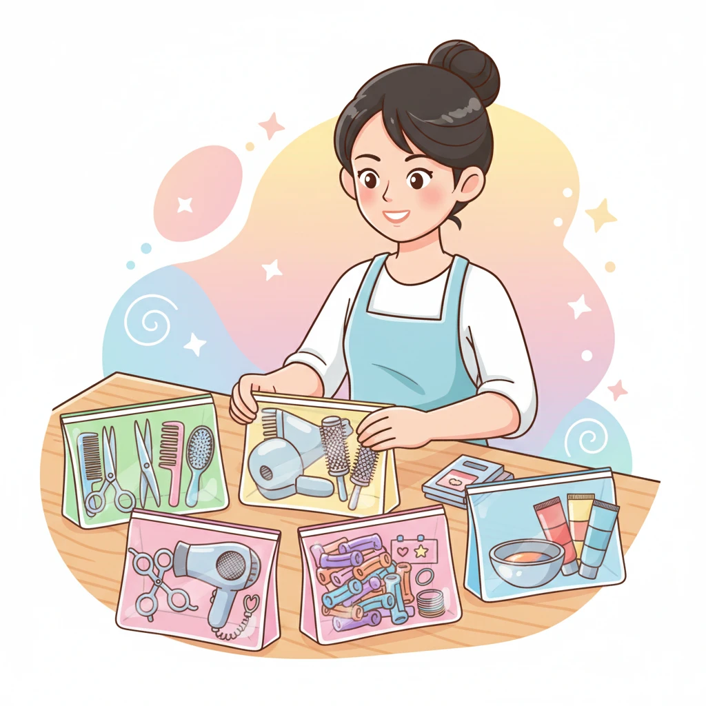 미용사 실기 시험 위생복 규정 및 도..