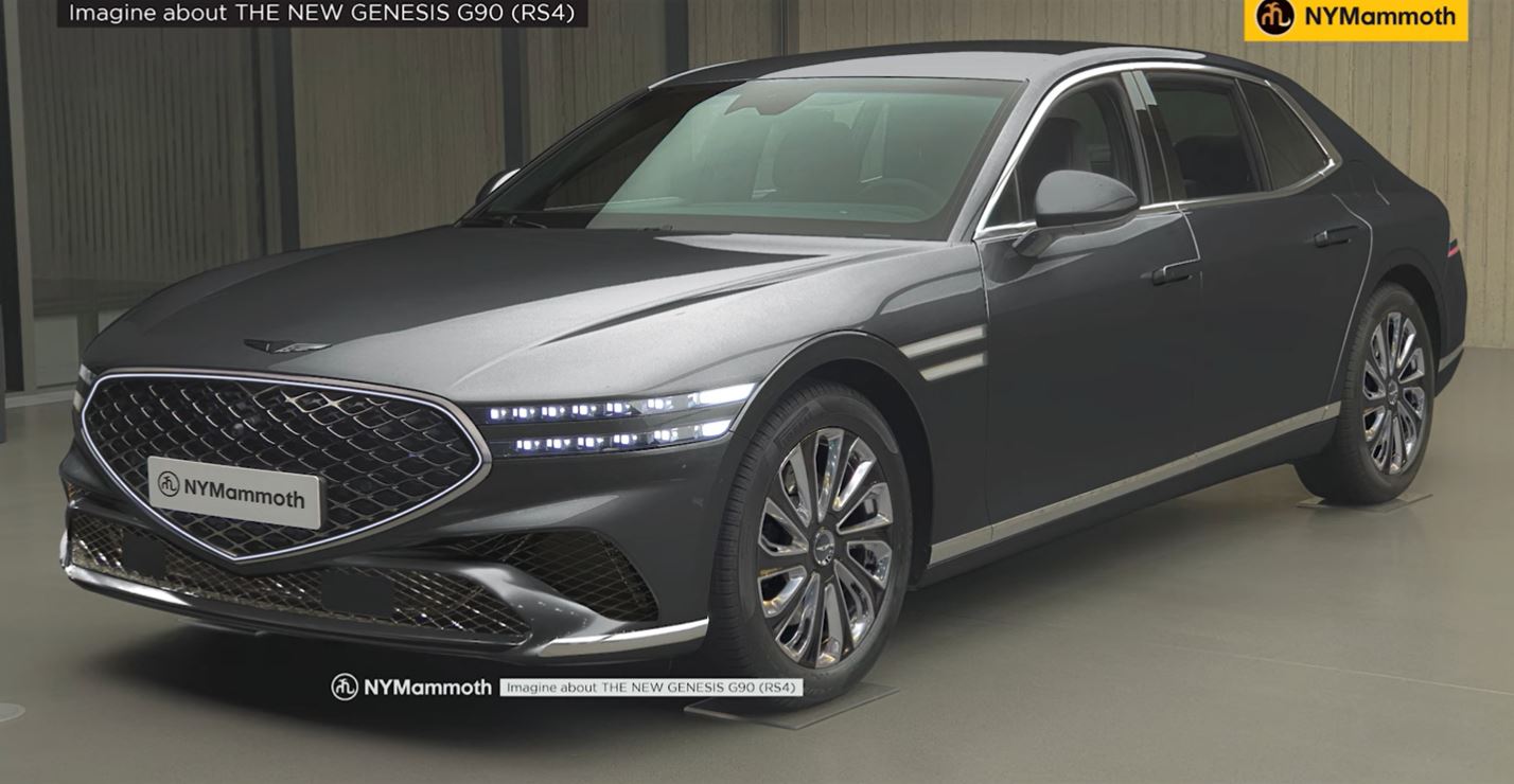 제네시스 G90 페이스리프트 예상도