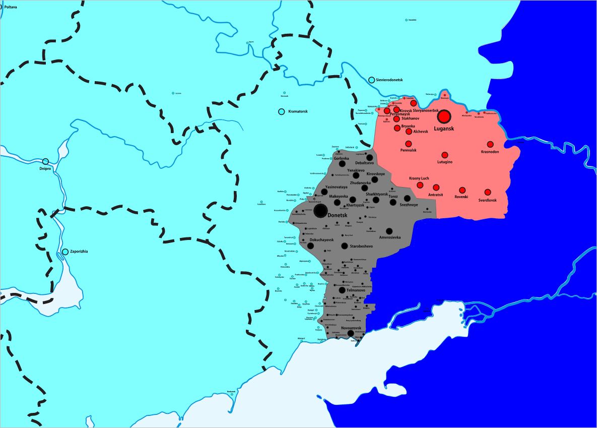 도네츠크와 루간스크