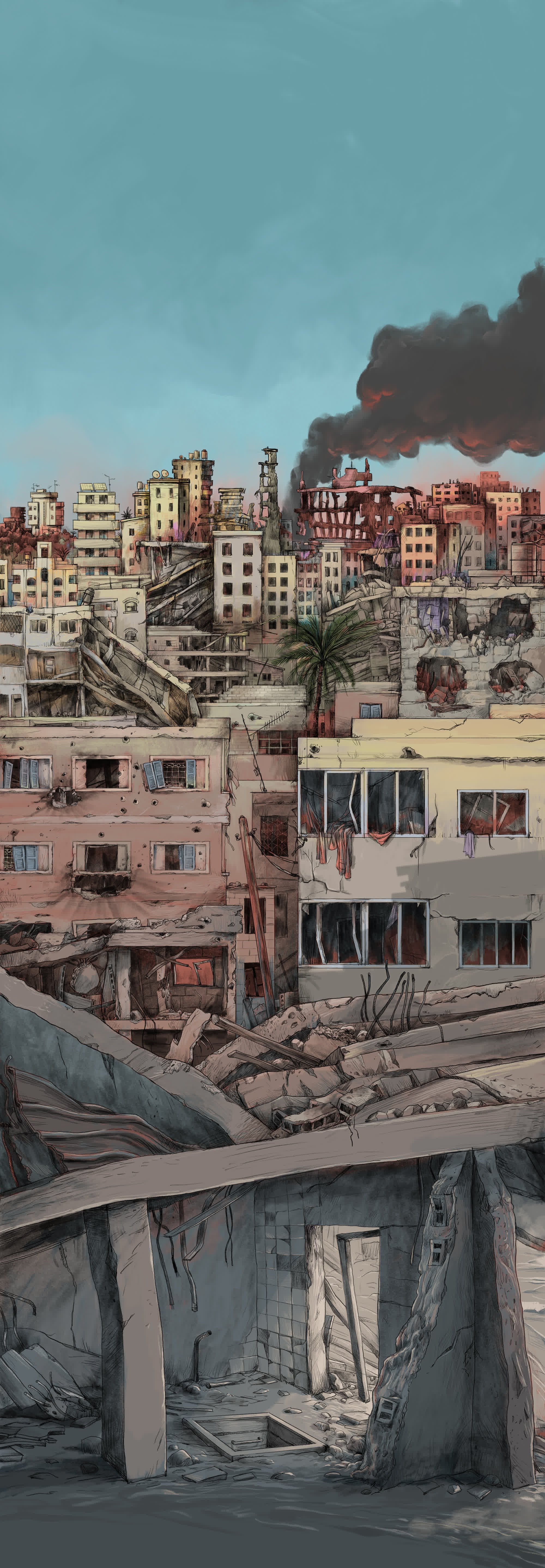 그래픽으로 보는 '가자 터널'의 모든 것: 토목공학적 분석 Inside the tunnels of Gaza