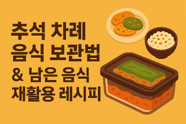 추석-차례-음식-보관법과-재활용-레시피-가이드