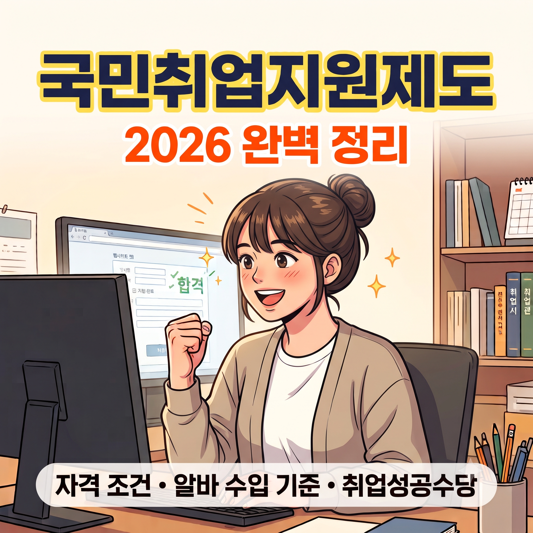 2026 국민취업지원제도 완벽 정리 자격 조건부터 알바 수입 기준, 취업성공수당, 재신청