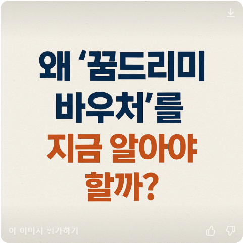 꿈드리미-바우처