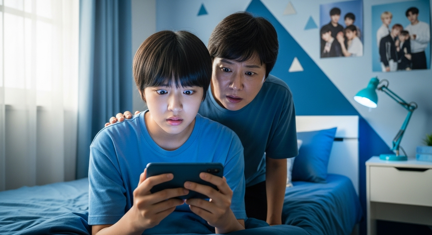 사이버불링 상황과 부모의 대처를 시각화