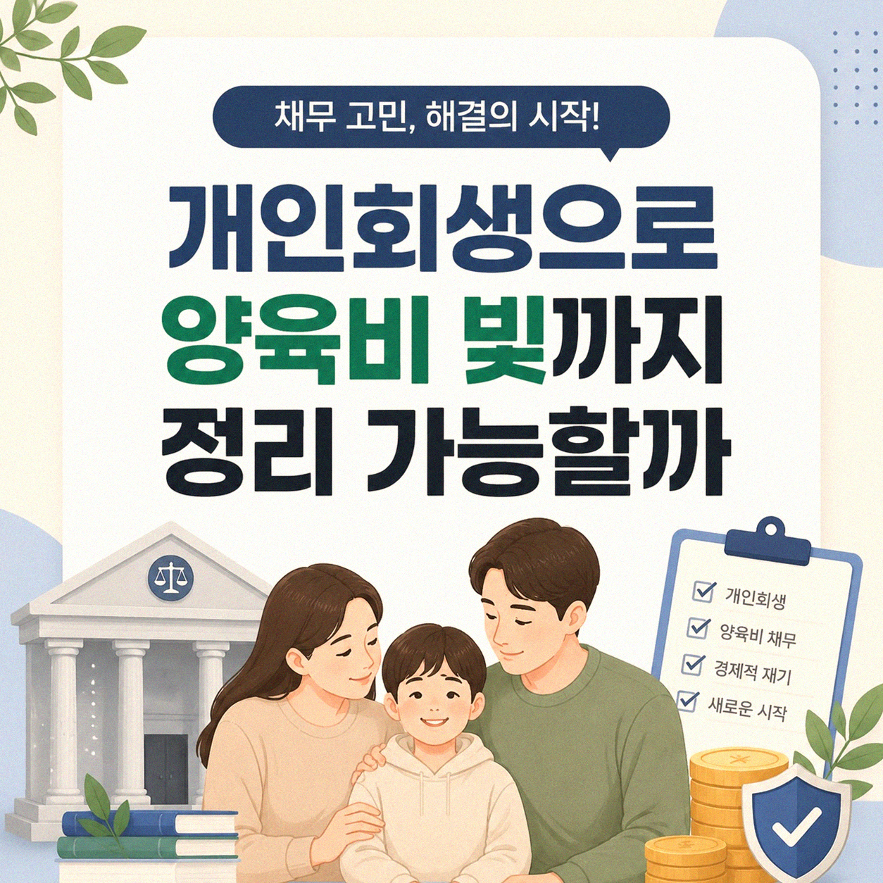 개인회생으로 양육비 빚까지 정리될까