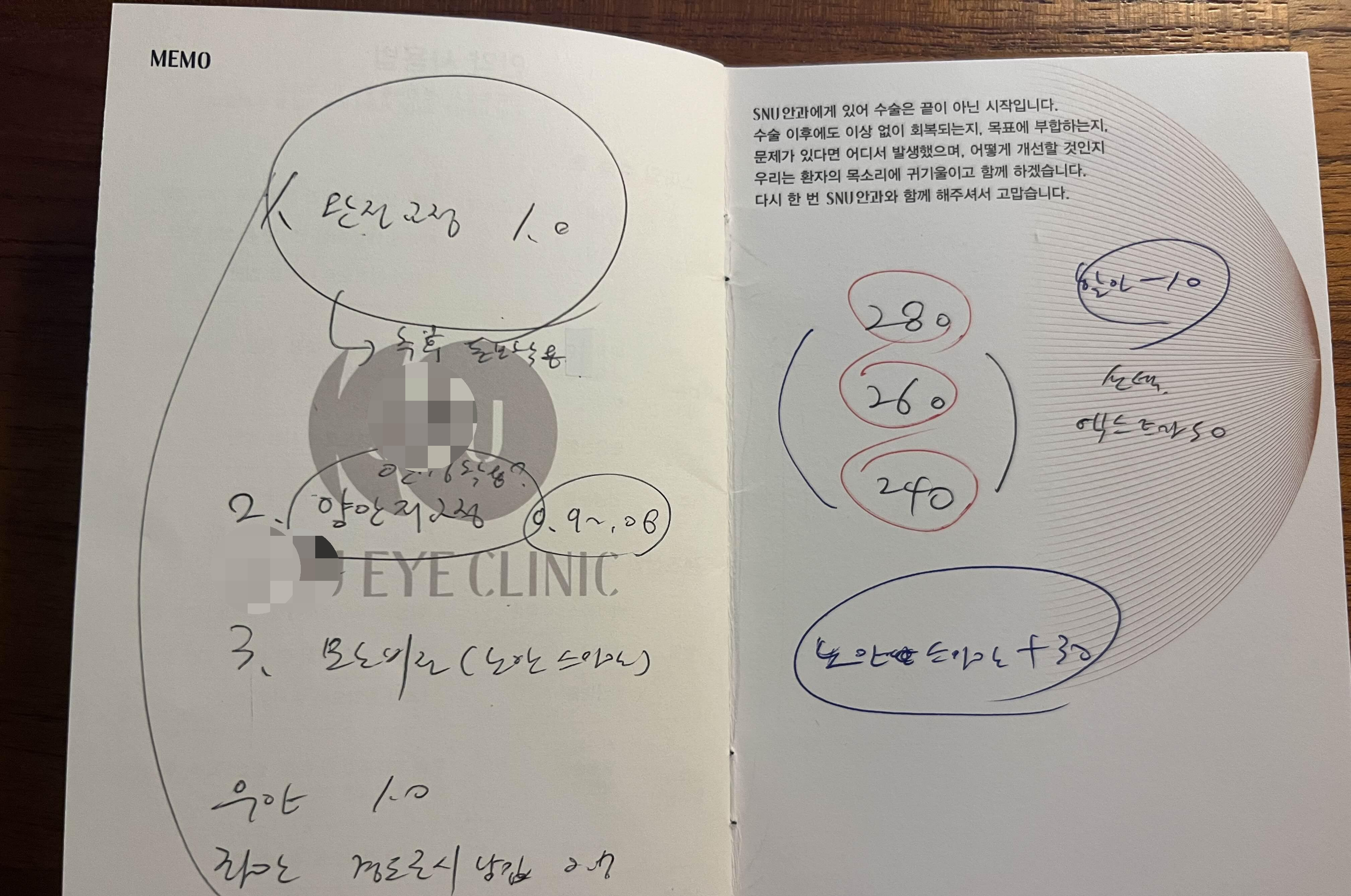 스마일 라식 상담 결과