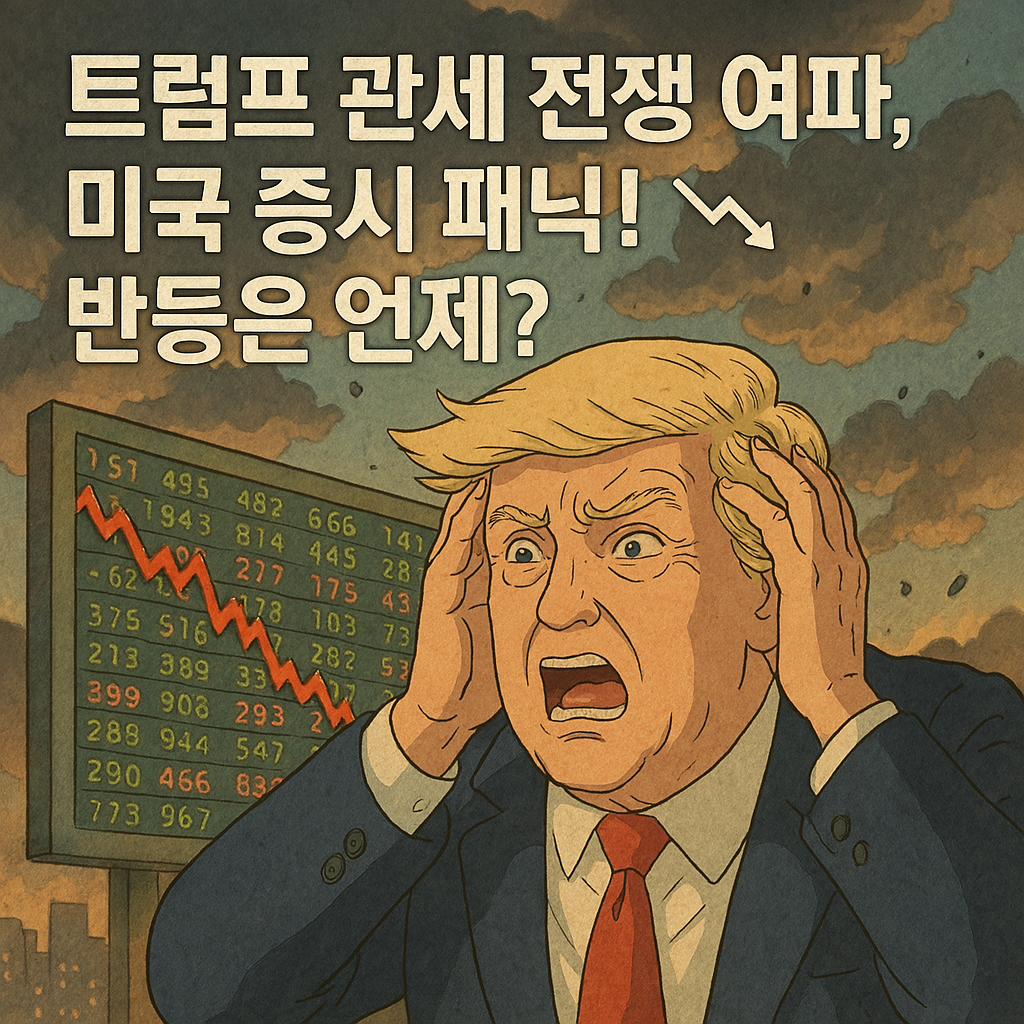 미국 증시 폭락의 진짜 원인과 향후 전망: 트럼프 관세 전쟁과 투자 전략 완전 분석