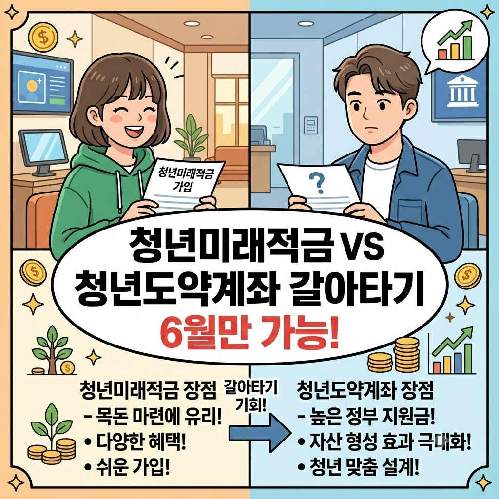 청년미래적금 VS 청년도약계좌
