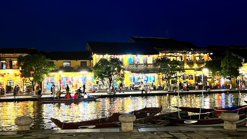 호이안-hoian-야경-보트