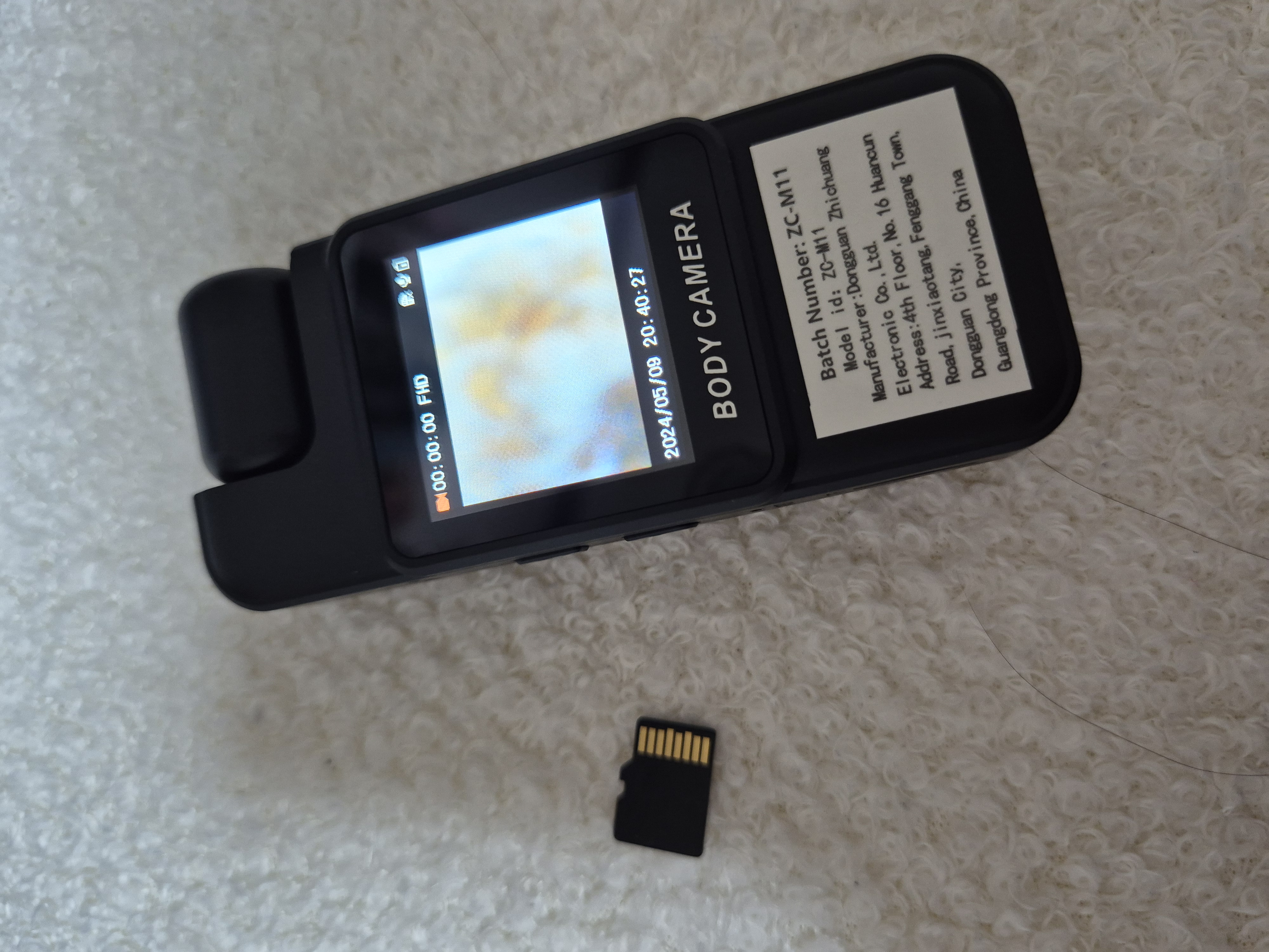 초고화질 바디카메라