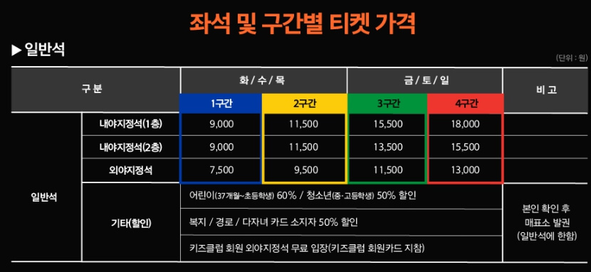 2024 프로야구 한화이글스 경기 예매