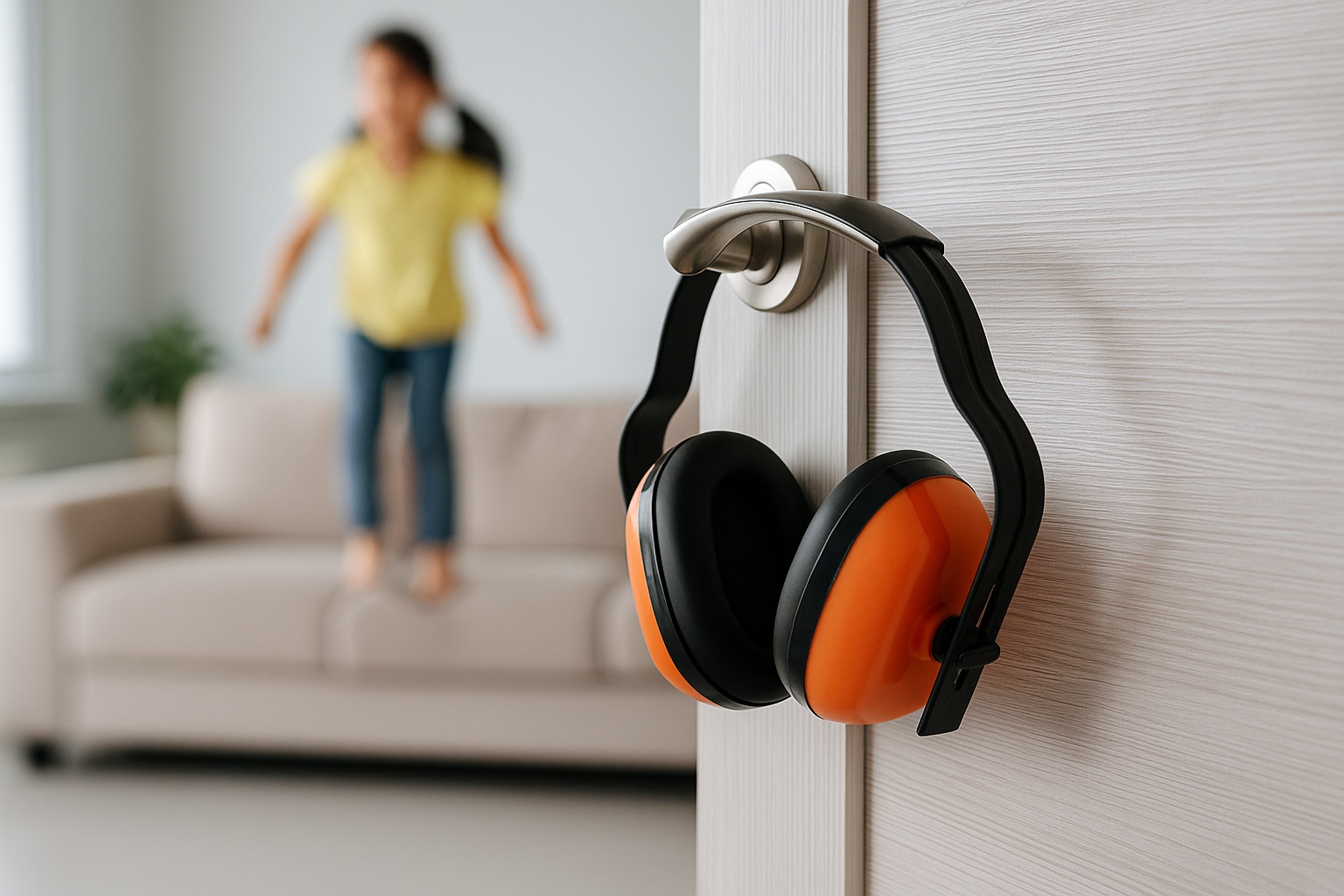 층간소음이-생기게-뛰는-아이와-귀마개