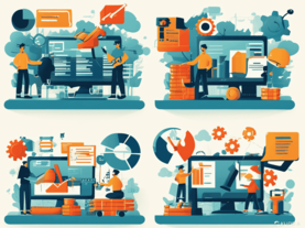 생산성 툴 최소화 단계별 전략 이미지, Made BY Kling AI