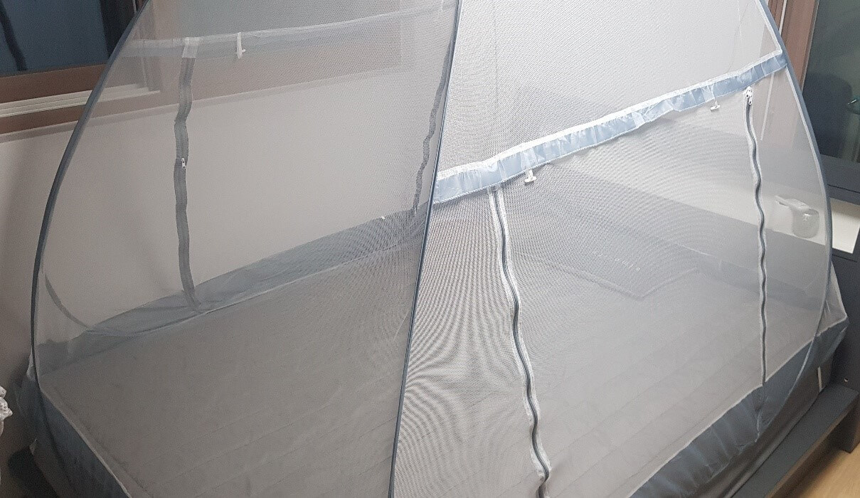 원터치 모기장 텐트