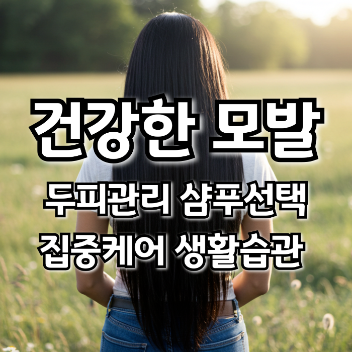 건강한 모발 관리