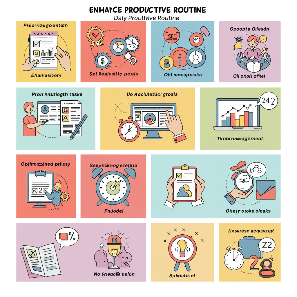 하루 루틴 만들기로 생산성 높이는 방법