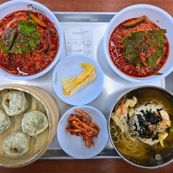 망향비빔국수 메뉴 이미지