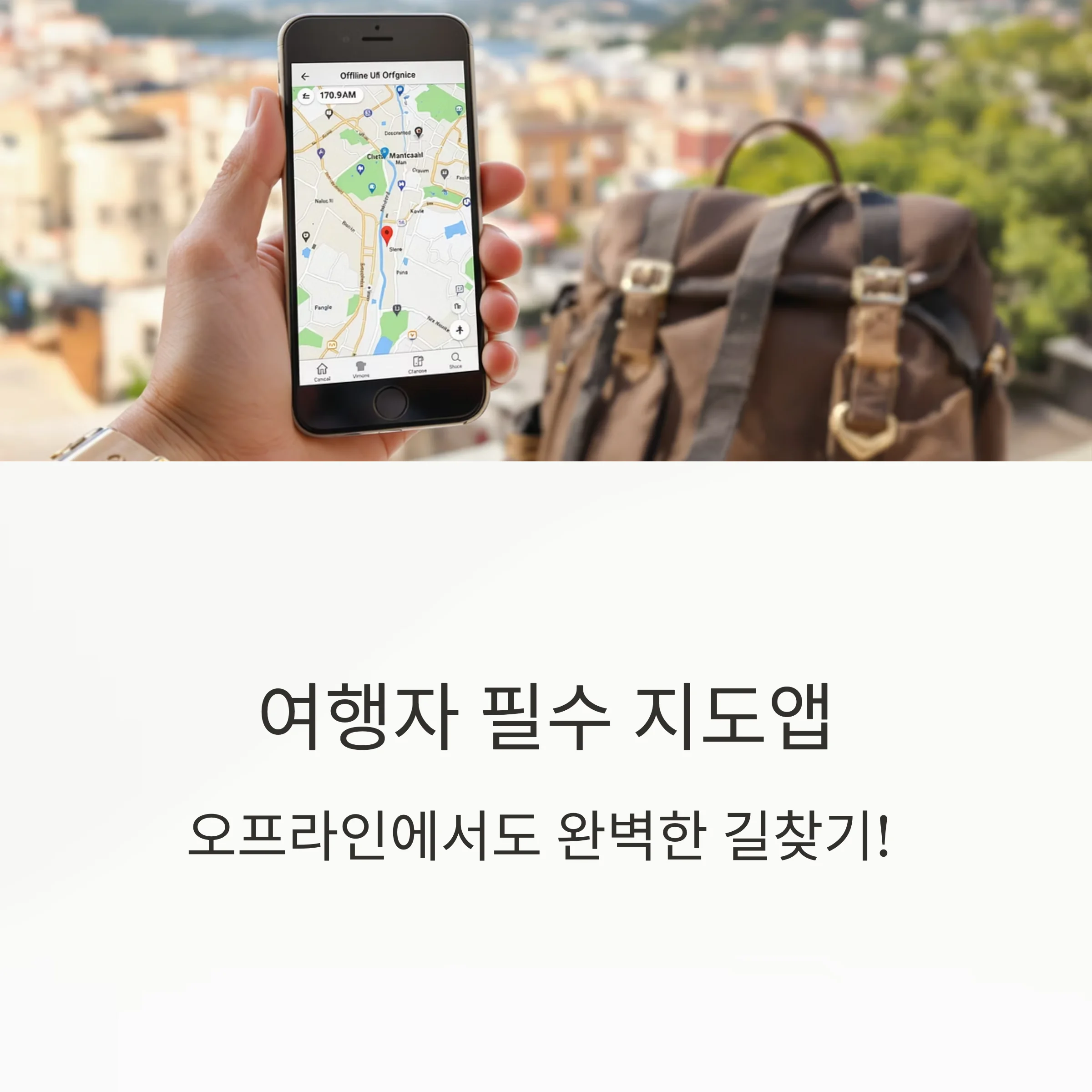 오프라인에서도 완벽한 길찾기! 여행자 필수 지도앱