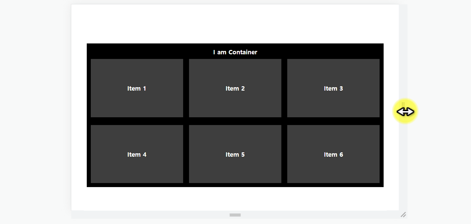 Flex로 고정열 설정하기