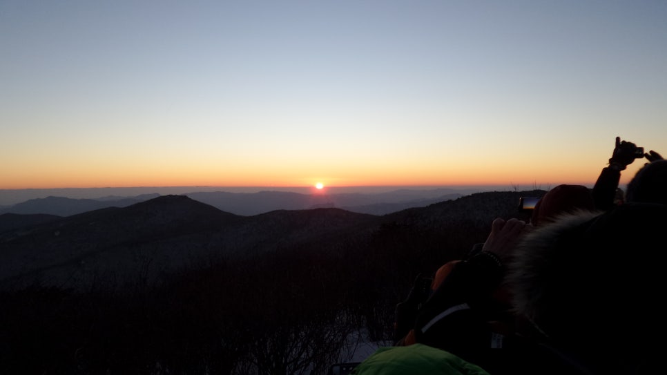 100대 명산 등산하기 아홉번째 영동의 쌍봉 태백산과 함백산
