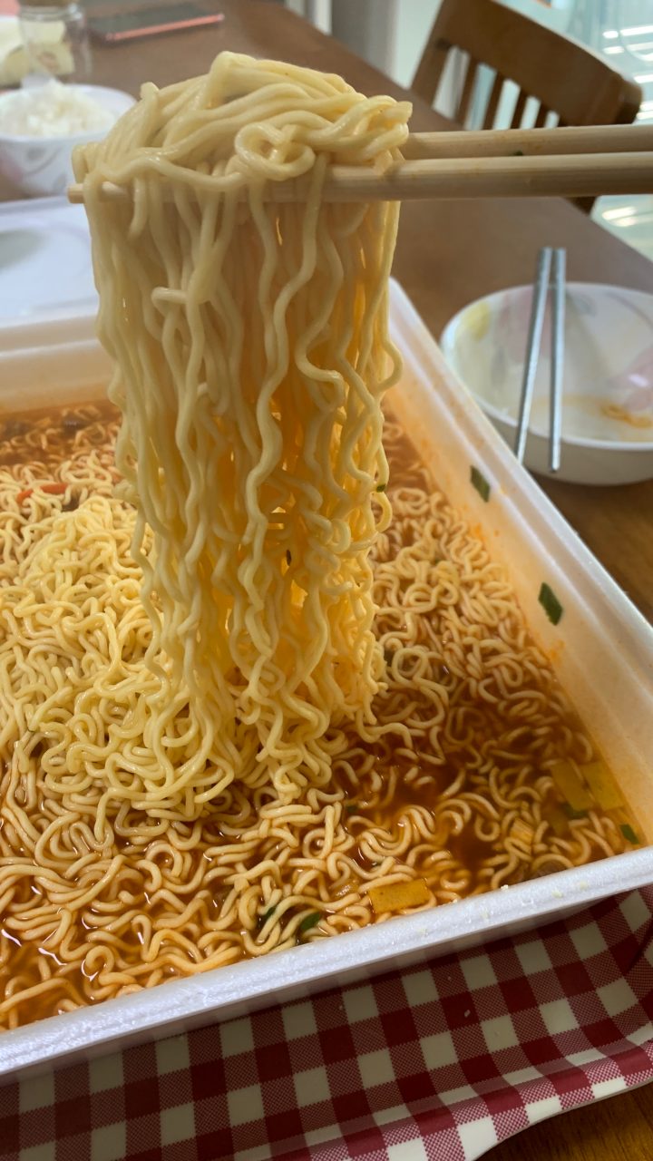 점보라면 조리법 잘익은 점보도시락