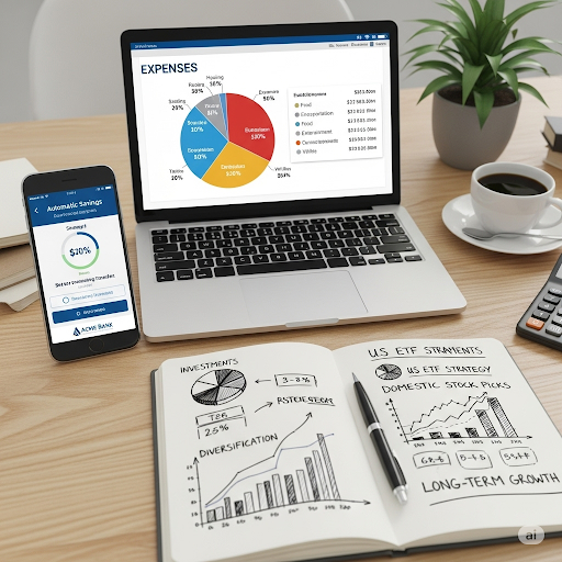 지출분석, 자동저축, 미국 ETF