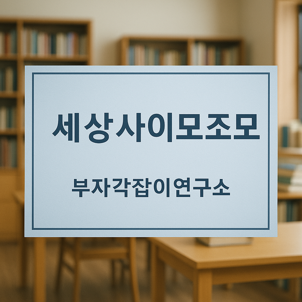 부자각잡이연구소