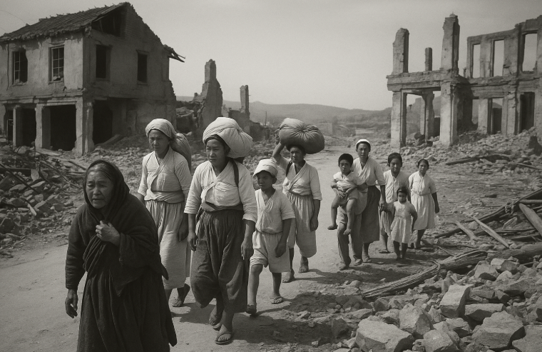 6.25전쟁 참전국가와 사망자 수