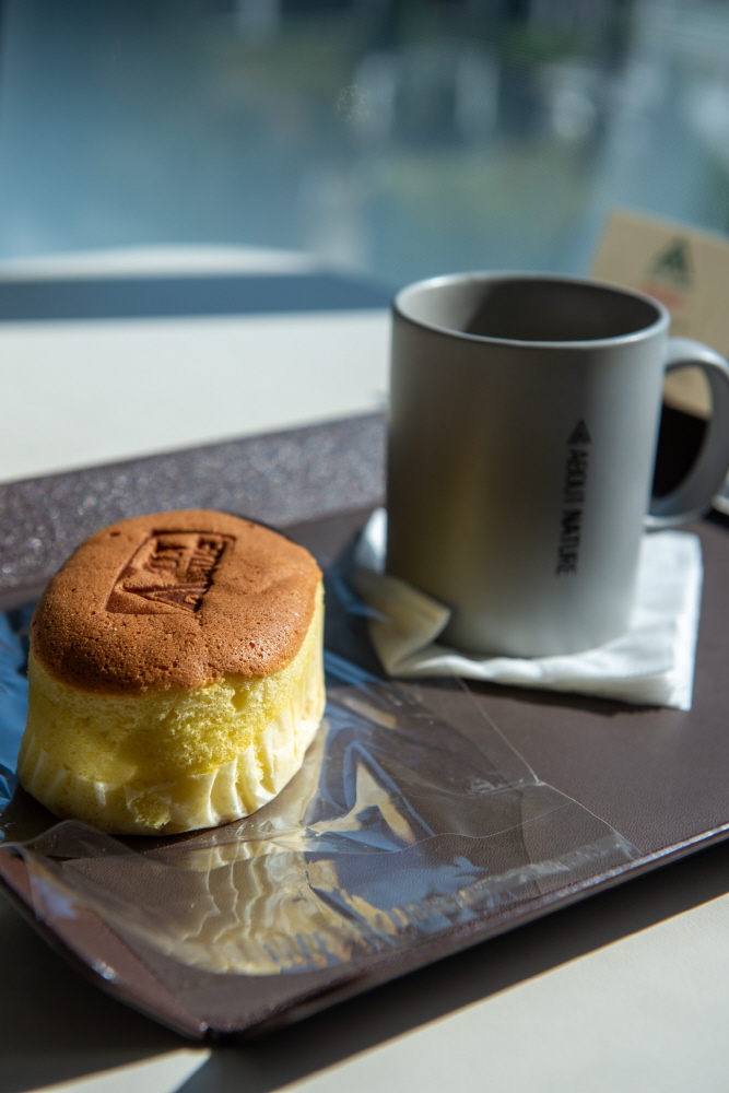 이천 가볼만한 카페 어바웃 네이쳐 (ABOUT NATURE)의 카스테라와 커피