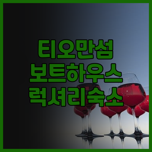 더 보트하우스 풀라우 티오만.. 티오