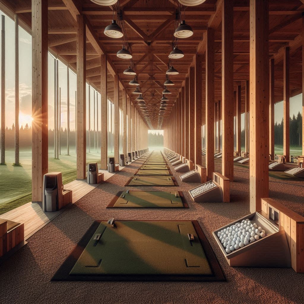 실외골프연습장 배경