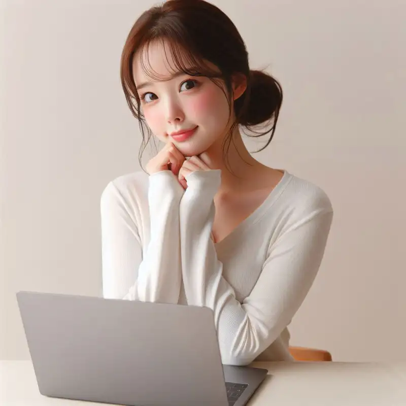 업비트-빗썸차이-수수료-코인-차이를-알아보는-여성의-모습