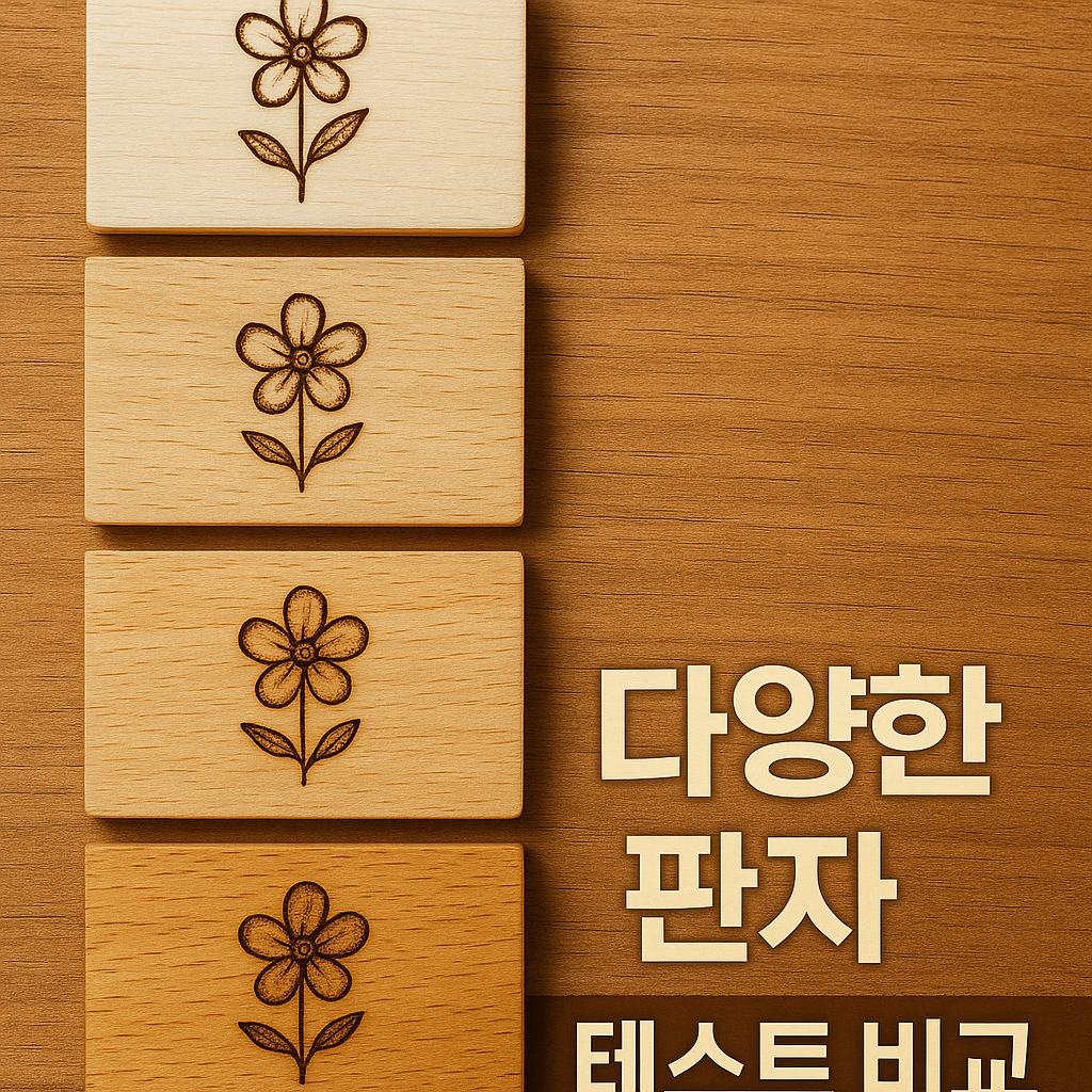 다양한 판자 테스트 비교