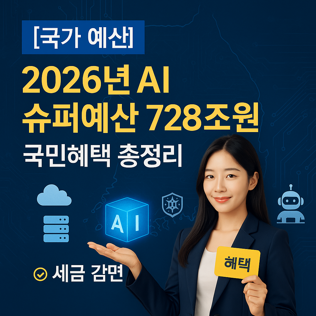 2026년 AI 슈퍼예산 728조원 국민혜택 총정리