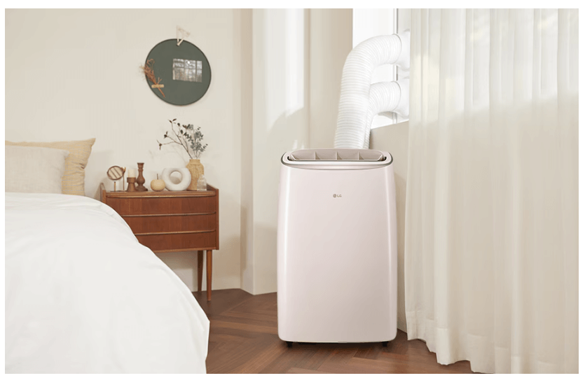 LG 이동식 에어컨 듀얼호스 설치방법