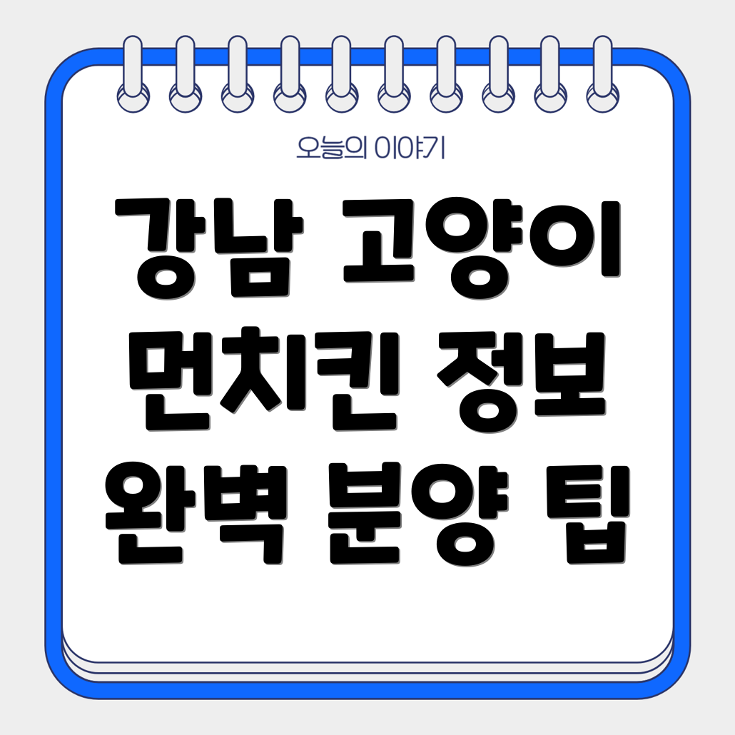 강남 고양이 분양