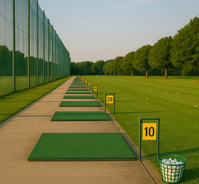 골프 연습장 사진