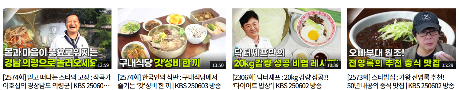 생생정보통 맛집을 시청자들이 꼭 챙겨보는 이유