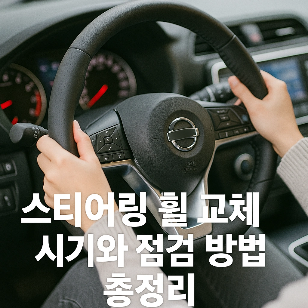 스티어링 휠 교체 시기와 점검 방법 총정리