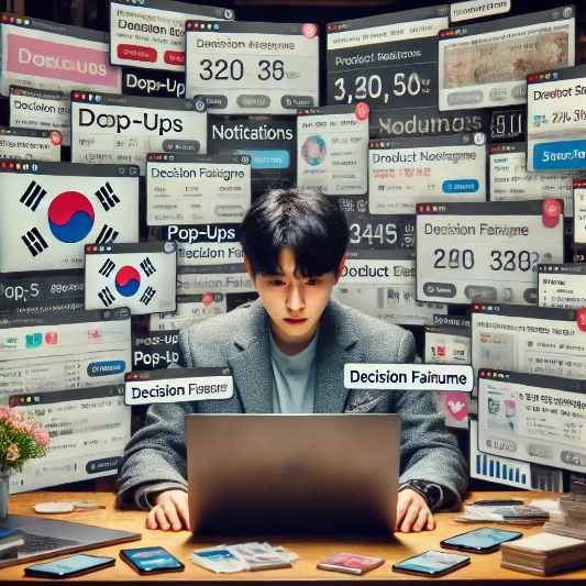 도파민 보상,선택 과부하,확증 편향,소셜 밸류,불확실성 보상