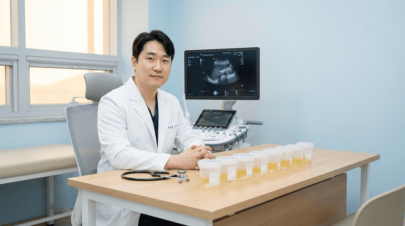 비뇨의학과 검사 흐름도 사진