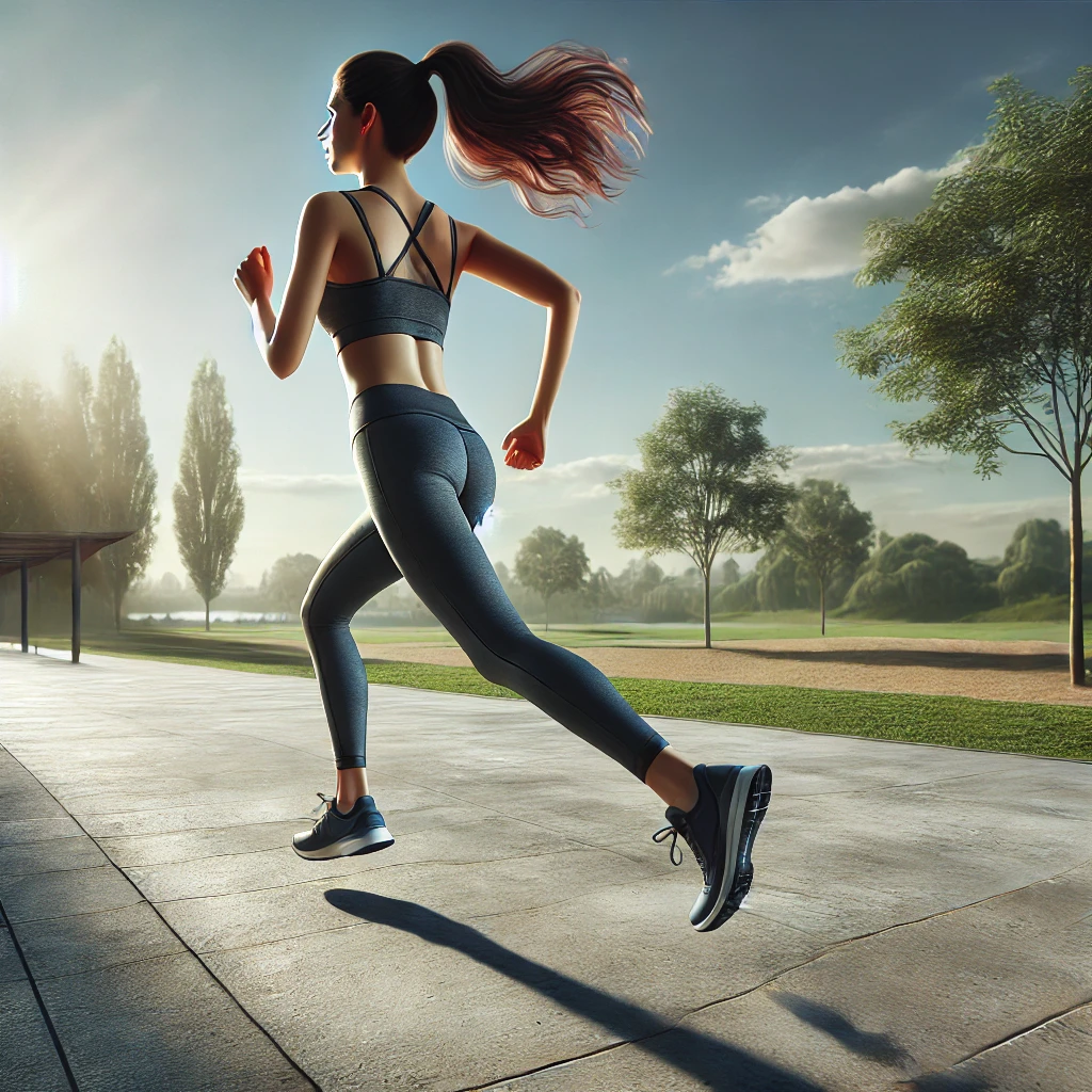 조깅하고-있는-여자