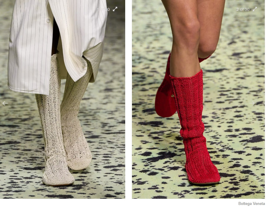 양말인 줄 알았더니 신발? VIDEO: Take a Closer Look at Bottega Veneta's Winter 2023 Collection