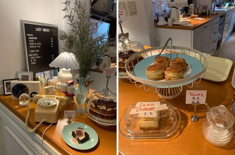 스콘, 케이크, 브라우니