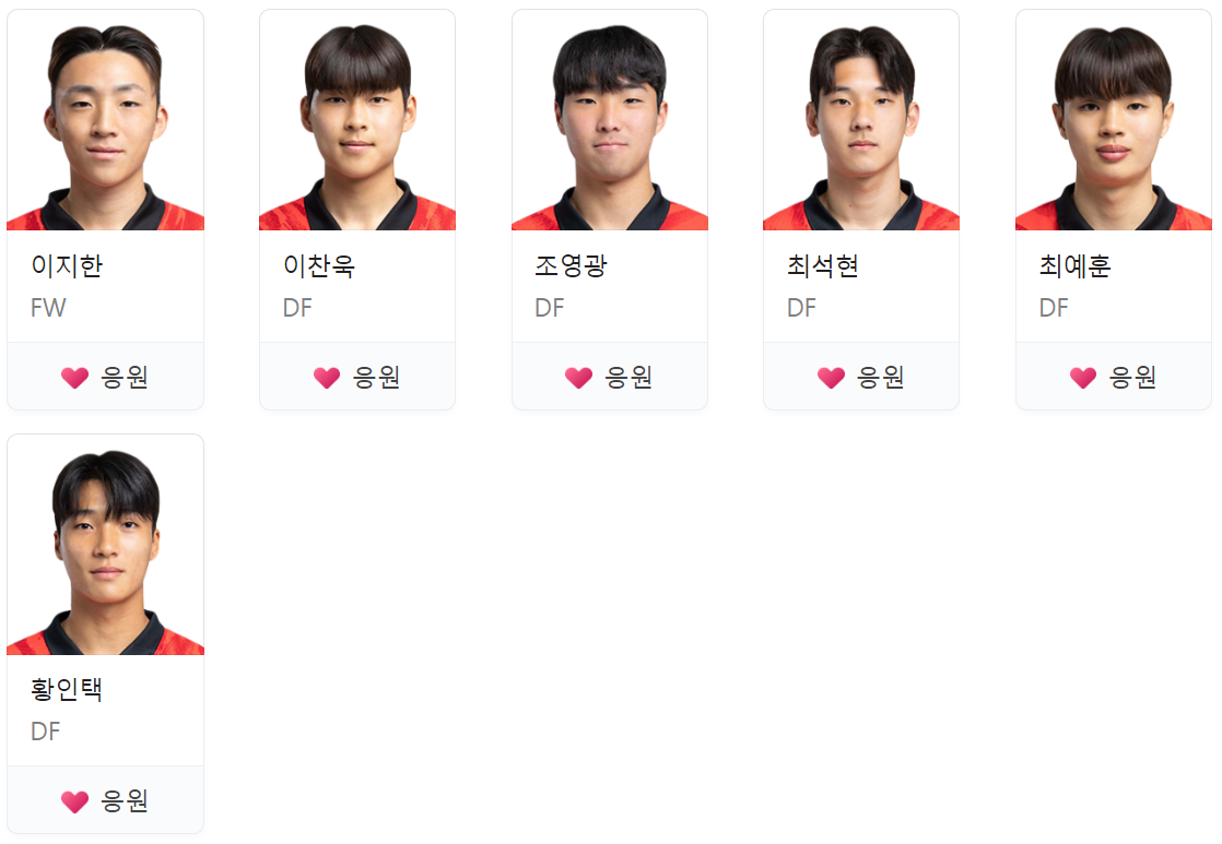 FIFA U-20 월드컵 아르헨티나 2023한국축구일정.대한민국vs나이지리아