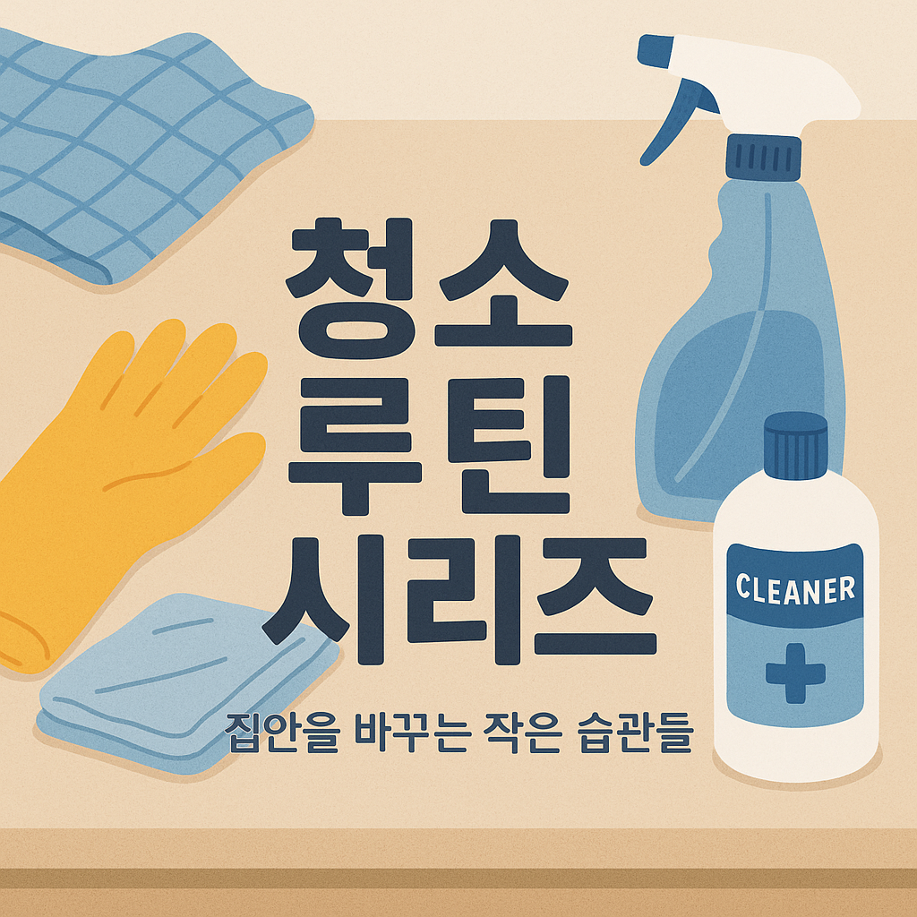 🧼 청소 루틴 시리즈 모음집