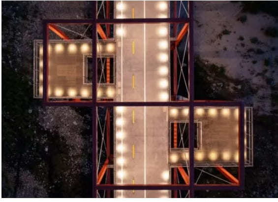 독특한 로스앤젤레스 강을 가로지르는 테일러 야드 다리 VIDEO: Taylor Yard Bridge Los Angeles River